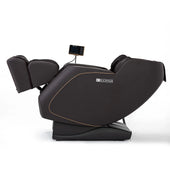 Black massage chair with control panel on a white background | JC Buckman RejuvenateUs 3D Massage Chair