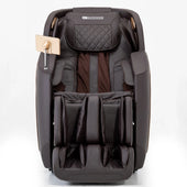 Massage chair with quilted design and visible Buckman logo on a white background | JC Buckman RejuvenateUs 3D Massage Chair