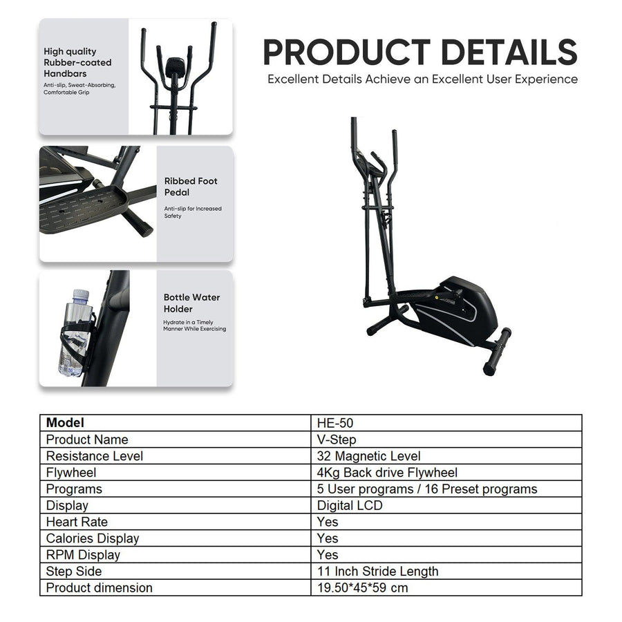 JC Buckman V-Step Elliptical Training Machine