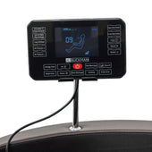 Control panel with digital display and buttons on a massage chair, featuring the JC Buckman brand.