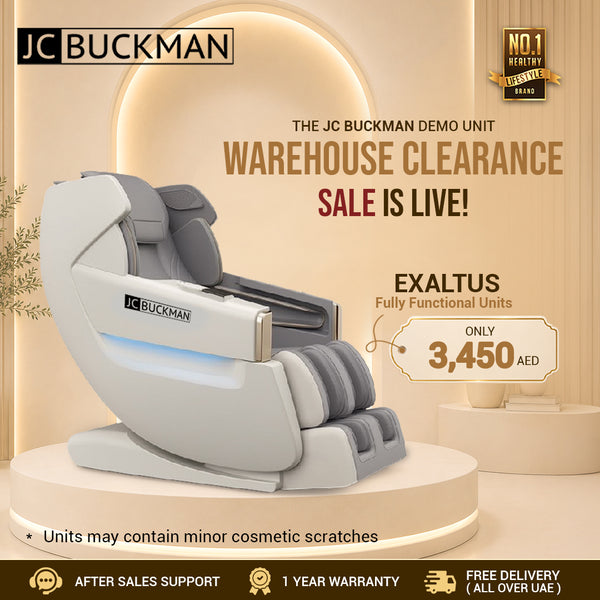 JC Buckman ExaltUs 4D Full Body Massage Chair – Display Piece Sale