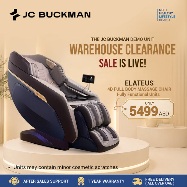 JC BUCKMAN ElateUs 4D Full Body Massage Chair – Demo Unit Warehouse Clearance Sale